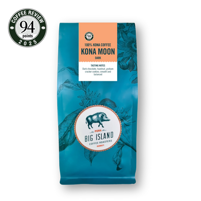 100% Kona dark roast whole bean coffee 