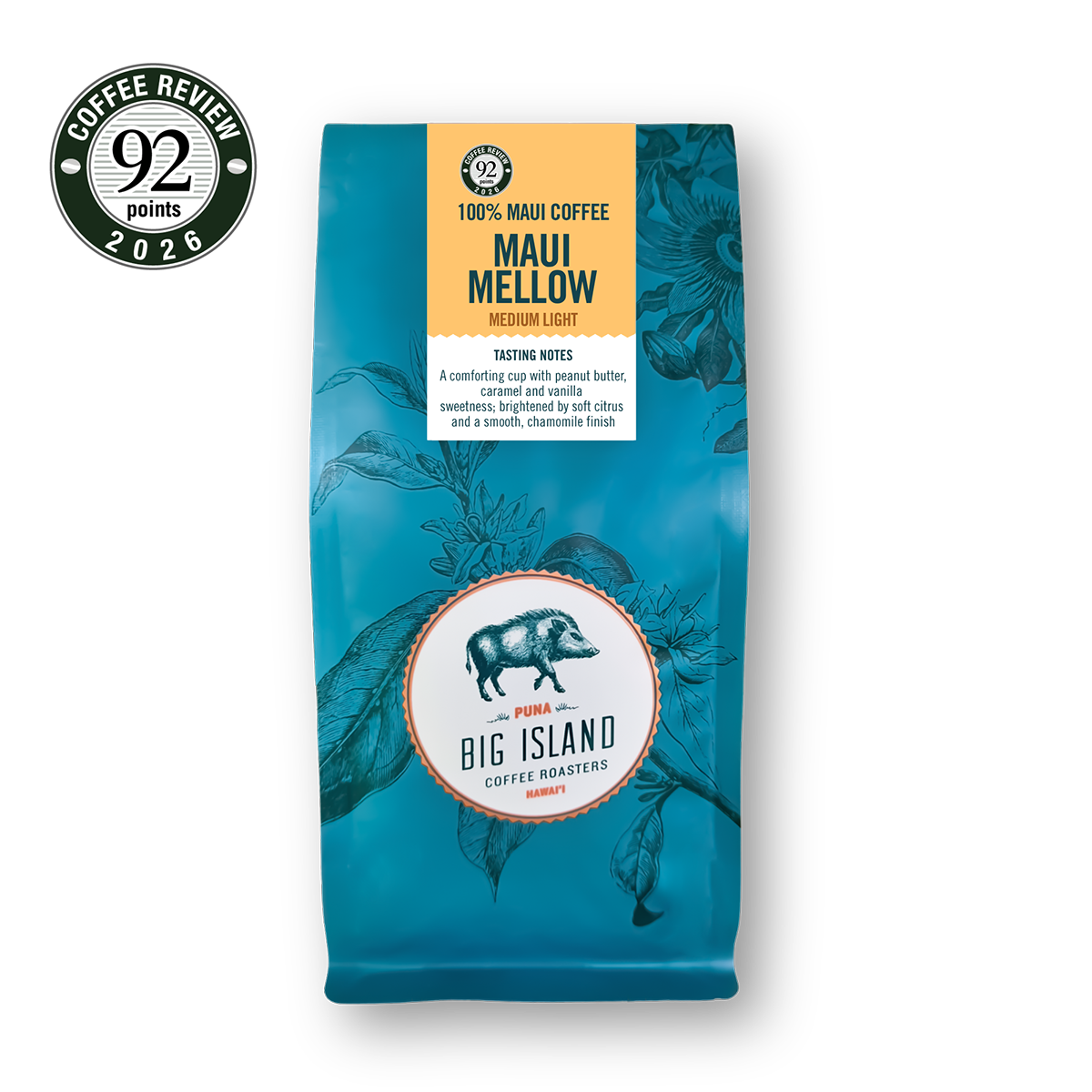 100% Light Roast Maui Coffee from Hawaii